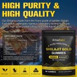 ArtoaaLabs Pure  Shilajit Gold Gummies 3000MG - 60 Gummies – Image 4