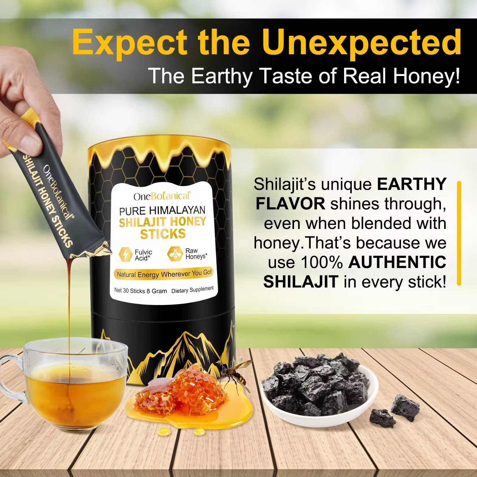 gvc.product.image_.1750979276299.b56adbb9-c262-47f3-8a4b-e55ec90acd35.jpeg Onebotanical Pure Shilajit Stick Miel - 30 Sticks Gold – Image 1