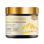 Premium Biyode Gold Résine Shilajit pure de qualité supérieure riche en oligo-éléments pour le système immunitaire, 50 g de résine biologique pure de l'Himalaya