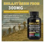 Shilajit Capsules Himalayan 8-en-1 Concentré Organique- 15250MG d'ingrédients actifs par portion - 60 Capsules – Image 3