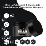 Premium Nature Gold Résine Shilajit pure de qualité supérieure riche en oligo-éléments pour le système immunitaire, 50 g de résine biologique pure de l'Himalaya – Image 3