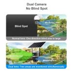Camera surveillance - WIFI -360 - audio - flexible solaire VCS 20 – Image 2