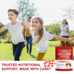 SoloTree Gummies au Vinaigre de Cidre de Pomme 1000mg avec "La Mère" – Enrichies en Vitamines B6, B12, Folate et Iode – Soutien Métabolisme, Digestion et Énergie – Végan, Sans Gluten et Non-OGM – 90 Gummies (Cure de 30 Jours) – Image 4