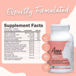 Acne Cleanse – Complément Peau Nette – 90 Capsules – Formule aux Extraits de Plantes (Hamamélis, Saule Blanc) et Vitamines A & C – Aide à Réduire l'Acné et les Imperfections – Cure de 3 mois – Image 5