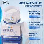 TWG Tampons Nettoyants à l'Acide Kojique et au Curcuma – 50 Pads – Solution Anti-Acné et Éclat Intensif – Nettoyant, Démaquillant et Exfoliant Douceur – 100 ml – Image 2