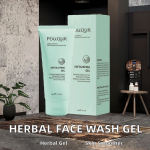 Gel Exfoliant aux Extraits d'Herbes POUQUR  – Gommage Visage et Corps au Collagène et Chlorella – 50g – Image 5