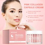 Crème de Nuit MOOYAM Pink Collagen Capsule – Soin Anti-Âge au Collagène, Acide Hyaluronique et Niacinamide – Hydratation Profonde et Fermeté – 140g – Image 5