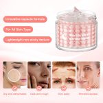 Crème de Nuit MOOYAM Pink Collagen Capsule – Soin Anti-Âge au Collagène, Acide Hyaluronique et Niacinamide – Hydratation Profonde et Fermeté – 140g – Image 6
