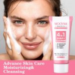 Nettoyant Visage Purifiant 4-en-1 MÔOYAM –  Hydratant – Vitamine C, E, Niacinamide & Acide Hyaluronique (100g) – Image 4
