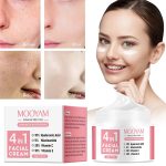 Crème Visage MOOYAM 4-en-1 – Soin Anti-Âge Complet : Vitamine C (30%), Acide Hyaluronique, Niacinamide & Vitamine E – Hydratation Profonde, Anti-Rides et Éclat – 50g – Image 3