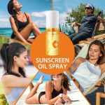 Spray Solaire MOOYAM SPF 50+ PA++++ - Huile Protectrice Ultra-Légère 100ml – Anti-Photo-vieillissement, Étanche et Rafraîchissant – Pour Corps et Visage