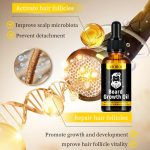 Huile de Croissance Barbe – Accélérateur de Pousse et Densité – Soin Nourrissant Naturel pour une Barbe Plus Épaisse, Longue et Saine – 30ml – Image 5