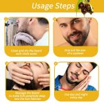 Huile de Croissance Barbe – Accélérateur de Pousse et Densité – Soin Nourrissant Naturel pour une Barbe Plus Épaisse, Longue et Saine – 30ml – Image 6