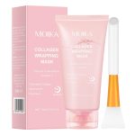 Masque Pelliculable au Collagène – Soin Visage Illuminateur et Hydratant – Formule au Rétinol, Vitamine C et Niacinamide – Effet Peau Lisse et Radieuse – 75ml – Image 2
