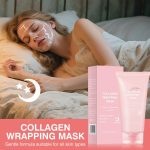 Masque Pelliculable au Collagène – Soin Visage Illuminateur et Hydratant – Formule au Rétinol, Vitamine C et Niacinamide – Effet Peau Lisse et Radieuse – 75ml – Image 4