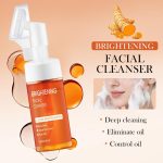 Nettoyant Visage à l'Extrait de Racine de Gingembre – Mousse Nettoyante Purifiante avec Brosse Intégrée – Anti-Excès de Sébum et Éclat – 120ml – Image 3