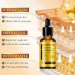 Huile à la Vitamine E Pure – Sérum Hydratant et clarifiant Visage, Corps, Cheveux et Ongles – Soin Anti-Âge, Réparateur –30ml – Image 4