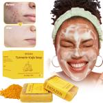 Savon clarifiant FATAZEN au Curcuma et Acide Kojique – Nettoyant Visage & Corps Anti-Acné - 100g – Image 2