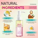 Huile Démaquillante Arc-en-Ciel MOOYAM – Bi-Phasée à la Vitamine B5, Squalane et Macadamia - 100ml – Image 4
