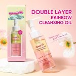 Huile Démaquillante Arc-en-Ciel MOOYAM – Bi-Phasée à la Vitamine B5, Squalane et Macadamia - 100ml – Image 5