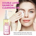Huile Démaquillante Arc-en-Ciel MOOYAM – Bi-Phasée à la Vitamine B5, Squalane et Macadamia - 100ml – Image 6