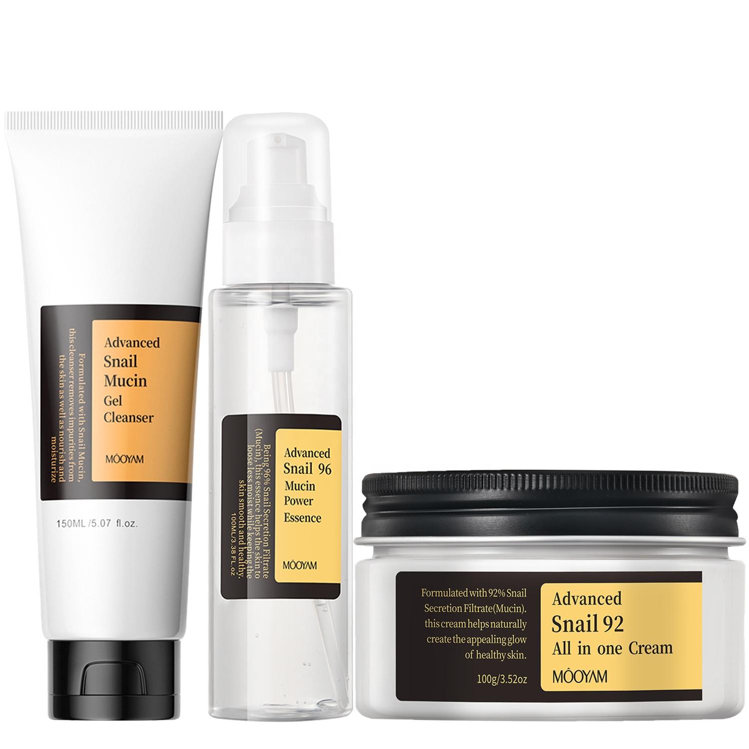 gvc.product.image_.1772477520023.e7a0982a-ee9d-4ddc-851a-92b3ec079833.jpeg Kit Trio Réparateur MÔOYAM Advanced Snail – Nettoyant Gel, Essence 96 et Crème Tout-en-un 92 pour une Peau Lisse et Hydratée – Image 1