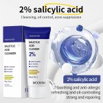MÔOYAM Nettoyant Visage à l'Acide Salicylique 2% – Gel Purifiant Anti-Imperfections : Contrôle du Sébum, Exfoliation Douce et Réduction des Points Noirs – 80g – Image 2