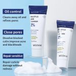 MÔOYAM Nettoyant Visage à l'Acide Salicylique 2% – Gel Purifiant Anti-Imperfections : Contrôle du Sébum, Exfoliation Douce et Réduction des Points Noirs – 80g – Image 3