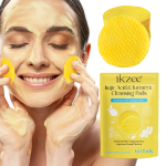 Tampons Nettoyants à l'Acide Kojique et Curcuma ikzee® – Éclat Naturel, Anti-Imperfections et Nettoyage Profond – 60 Pièces – Image 2