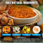 Mousse Nettoyante ALIVER® Acide Kojique & Curcuma – Nettoyant Éclat avec Brosse Intégrée – Anti-Taches, Hydratant et Illuminateur – 150ml – Image 6