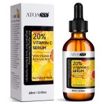Sérum Vitamine C 20% Haute Concentration – Anti-Âge, Anti-Rides & Éclat – Enrichi en Vitamine E, Acide Féruleique & Collagène – ATOANY – 60ml – Image 2