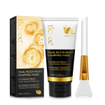 Masque de Nuit à la Mucine d'Escargot (68%) IKZEE – Soin Réparateur Intense au Collagène et Acide Hyaluronique – Hydratation 24h, Anti-Âge et Éclat – 75ml avec Applicateur