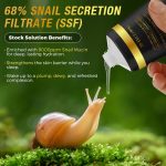 Masque de Nuit à la Mucine d'Escargot (68%) IKZEE – Soin Réparateur Intense au Collagène et Acide Hyaluronique – Hydratation 24h, Anti-Âge et Éclat – 75ml avec Applicateur – Image 3