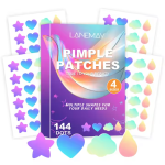 Lanemay Pimple Patches – 144 Patchs Hydrocolloïdes Formes Amusantes – Soin Purifiant & Réparateur Anti-Acné – Image 2