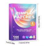 Lanemay Pimple Patches – 144 Patchs Hydrocolloïdes Formes Amusantes – Soin Purifiant & Réparateur Anti-Acné – Image 6