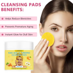 LANEMAY Disques Nettoyants Exfoliants à l'Acide Kojique et au Curcuma – Éclat Instantané, Anti-Imperfections et Anti-Âge – 100 Pièces – Image 3