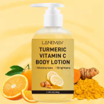 Lait Corporel au Curcuma et à la Vitamine C – Hydratant, Illuminateur et Nourrissant – Absorption Rapide – 200g