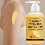 Lait Corporel au Curcuma et à la Vitamine C – Hydratant, Illuminateur et Nourrissant – Absorption Rapide – 200g – Image 4