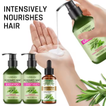 Kit de Soin Capillaire LANEMAY Rosemary Mint (3-en-1) – Shampoing, Après-Shampoing et Huile Essentielle au Romarin et Menthe – Fortifiant, Hydratant et Stimulant pour la Repousse – Infusé à la Biotine et Kératine – Image 4