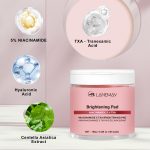 LANEMAY Brightening Pads (100 pcs) – Disques clarifiants Niacinamide 5% et Acide Tranexamique (TXA) – Anti-Taches, Hydratant et Lissant – Soin Visage Illuminateur à l'Acide Hyaluronique et Centella Asiatica – Image 2