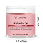 LANEMAY Brightening Pads (100 pcs) – Disques clarifiants Niacinamide 5% et Acide Tranexamique (TXA) – Anti-Taches, Hydratant et Lissant – Soin Visage Illuminateur à l'Acide Hyaluronique et Centella Asiatica – Image 6