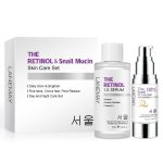 Coffret LANEMAY Anti-Âge & Éclat : Sérum Rétinol 1.0 & Crème 92% Mucine d'Escargot - Duo Régénérant Jour & Nuit