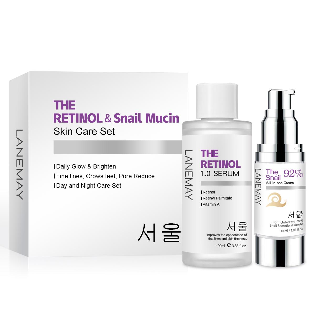 gvc.product.image_.1773158020295.0f55c30f-c760-4b1c-848d-1047a87030e3.jpeg Coffret LANEMAY Anti-Âge & Éclat : Sérum Rétinol 1.0 & Crème 92% Mucine d'Escargot - Duo Régénérant Jour & Nuit – Image 1