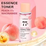 Lotion Tonique LANEMAY Peach 77+ & Niacinamide – Essence Illuminatrice pour Teint Terne et Irrégulier – Hydratation Profonde & Éclat (100ml) – Image 2