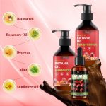 Kit Capillaire Miracle LANEMAY à l'Huile de Batana – Trio Shampoing, Après-Shampoing & Huile Essentielle – Réparation Intense, Anti-Frisottis & Croissance – Enrichi au Romarin et à la Menthe – Image 4