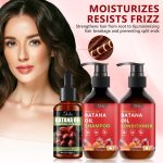 Kit Capillaire Miracle LANEMAY à l'Huile de Batana – Trio Shampoing, Après-Shampoing & Huile Essentielle – Réparation Intense, Anti-Frisottis & Croissance – Enrichi au Romarin et à la Menthe – Image 6