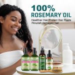 Kit Complet Soin Capillaire LANEMAY – Romarin & Menthe Poivrée - Shampoing, Après-Shampoing, Spray et Huile Essentielle - Fortifiant & Croissance – 4 Pièces – Image 2