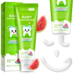 Dentifrice Bébé ATOANY – Sans Fluor, Goût Pastèque, Formule Naturelle et Sûre (60g)et Unifiée – Image 4