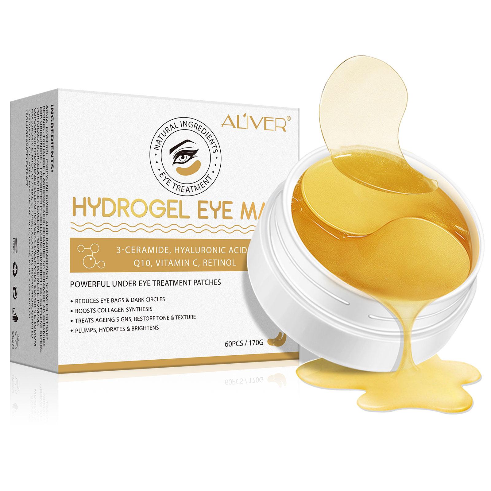 gvc.product.image_.1773414325291.580c0ccf-2192-4e4a-9cb9-a3853805d20c.jpeg Patchs Yeux Hydrogel ALIVER (60 pcs) – Soin Expert Anti-Âge, Anti-Cernes & Anti-Poches – Enrichi en 3-Céramides, Rétinol et Acide Hyaluronique – Image 1