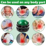 Balle de massage manuel ALIVER – Applicateur rotatif pour huile de soin et soulagement musculaire, corps et visage – Image 2